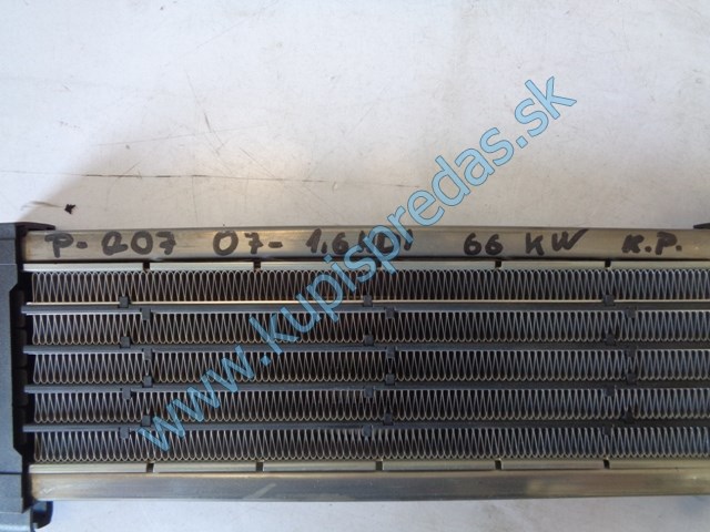 elektrický radiator kúrenia na peugeot 207, 664447A-G
